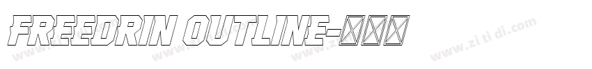 Freedrin Outline字体转换